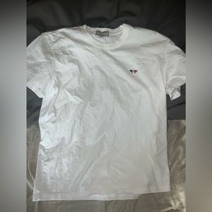 Maison Kitsune Men NWOT Size Large White T Shirt Tee
